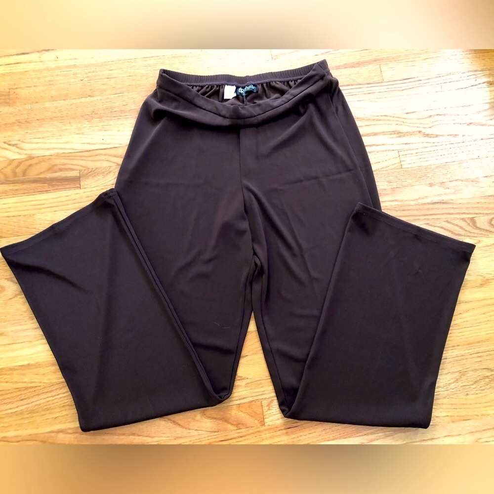 Briggs New York Brown Nylon Stretch Pull-On Pants